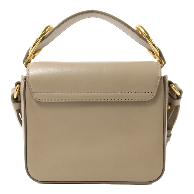 Chloe 牛皮皮革C Bag金扣手挽肩背兩用袋-1