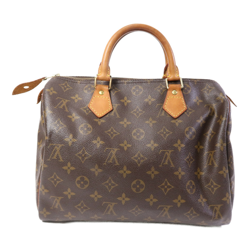 LOUIS VUITTON Monogram Speedy 30金扣手挽袋-1