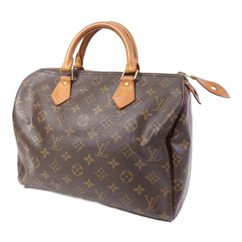 LOUIS VUITTON Monogram Speedy 30金扣手挽袋-2