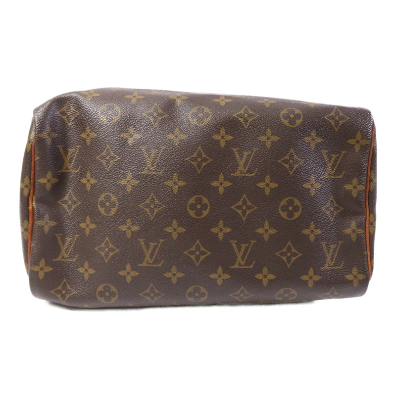 LOUIS VUITTON Monogram Speedy 30金扣手挽袋-3