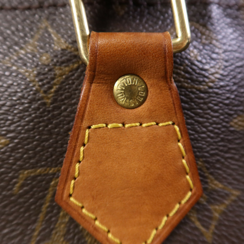 LOUIS VUITTON Monogram Speedy 30金扣手挽袋-6