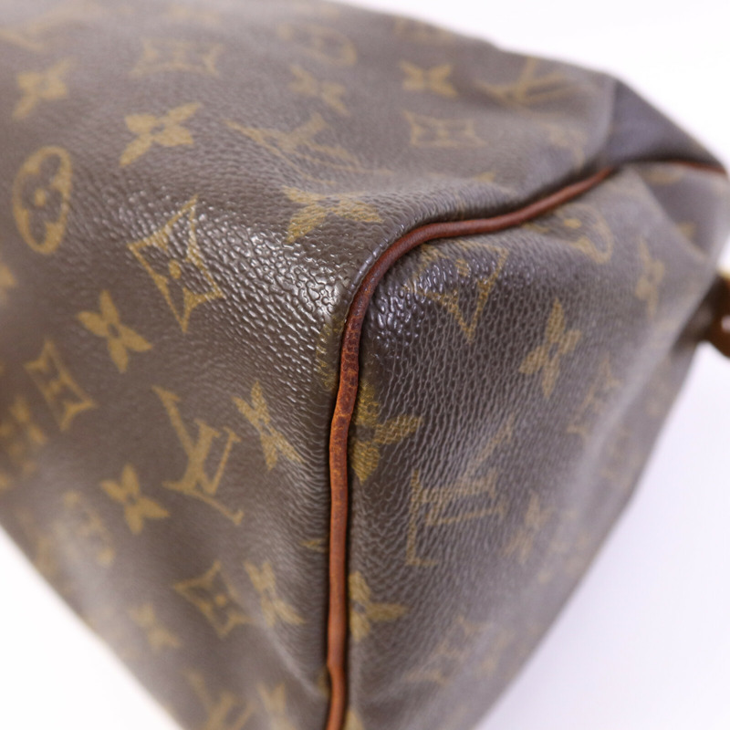 LOUIS VUITTON Monogram Speedy 30金扣手挽袋-9