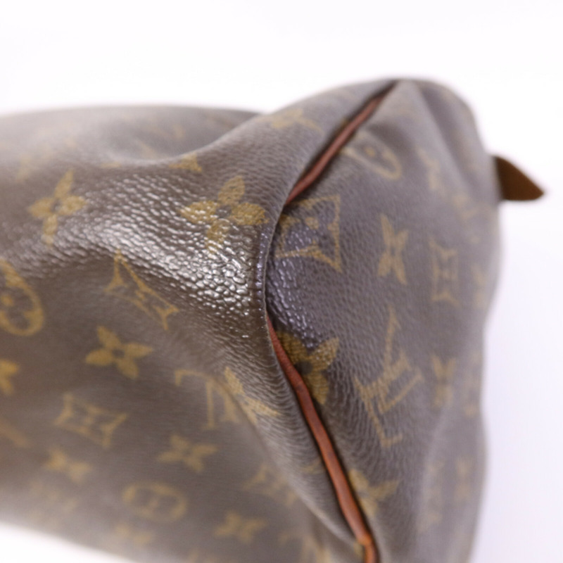 LOUIS VUITTON Monogram Speedy 30金扣手挽袋-12