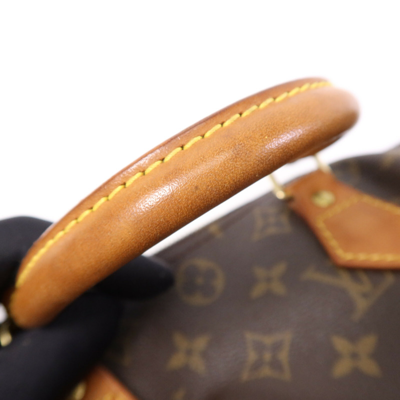 LOUIS VUITTON Monogram Speedy 30金扣手挽袋-19
