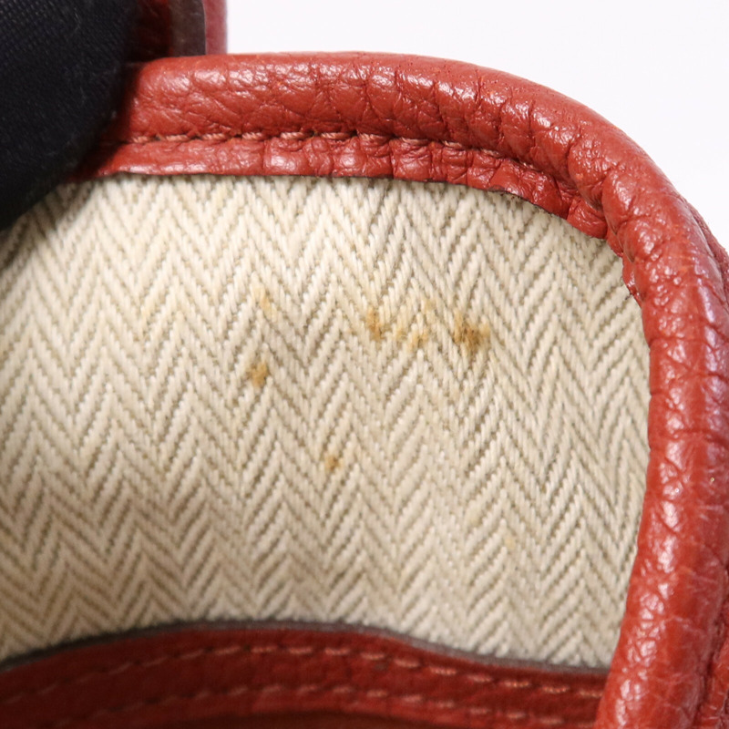 HERMES Negonda皮革Garden Party PM銀扣手挽袋Potiron-13