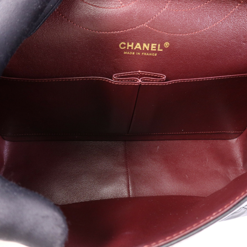 CHANEL 牛皮皮革2.55 Large金扣鏈帶肩背袋-4