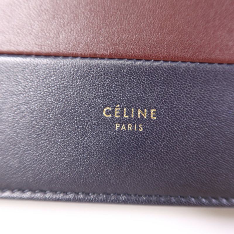 CELINE 牛皮皮革Flame Evening Chain Wallet金扣鏈帶肩背袋-5