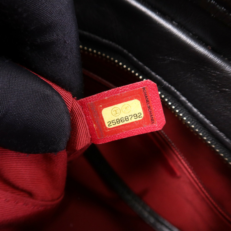 CHANEL 牛皮皮革Gabrielle Large鏈帶肩背袋-7