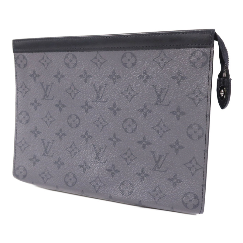 LOUIS VUITTON Monogram Pochette Voyage MM銀扣手拿包-2