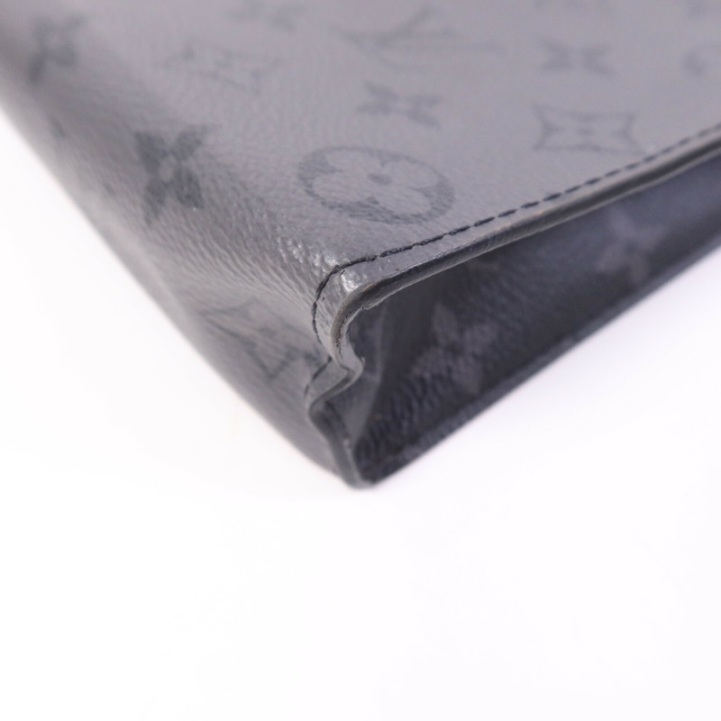 LOUIS VUITTON Monogram Pochette Voyage MM銀扣手拿包-7