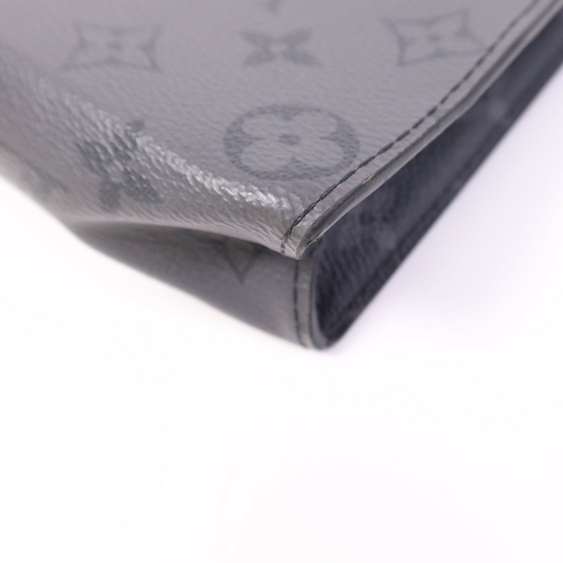 LOUIS VUITTON Monogram Pochette Voyage MM銀扣手拿包-8