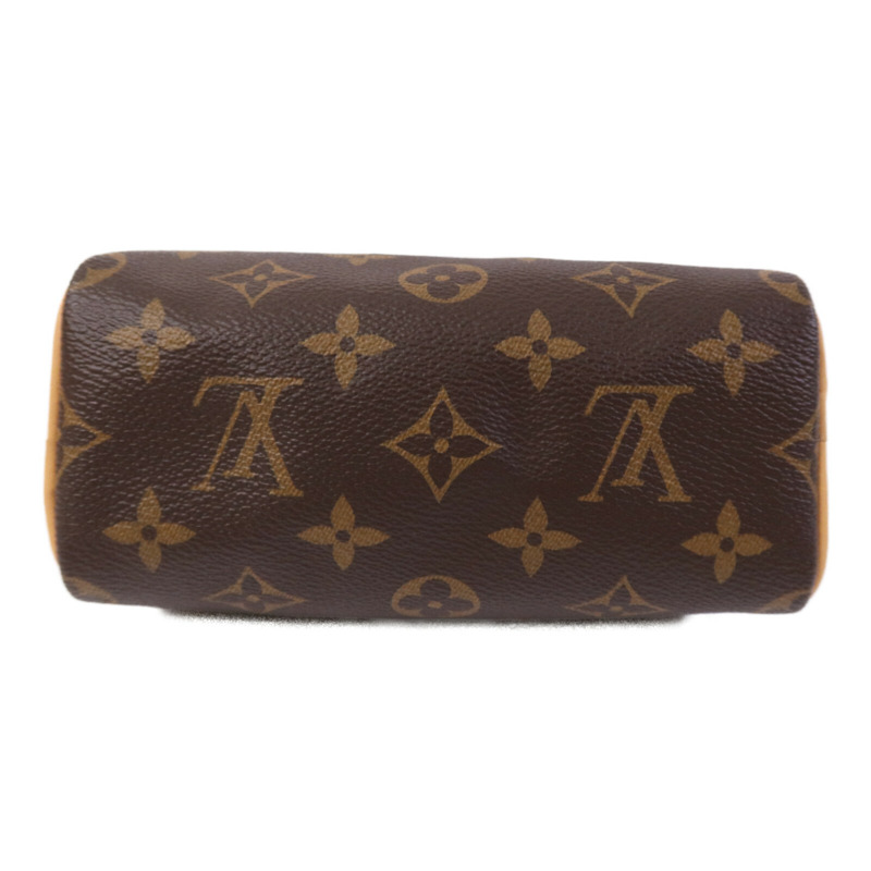 LOUIS VUITTON Monogram Nano Speedy金扣手挽肩背兩用袋-3