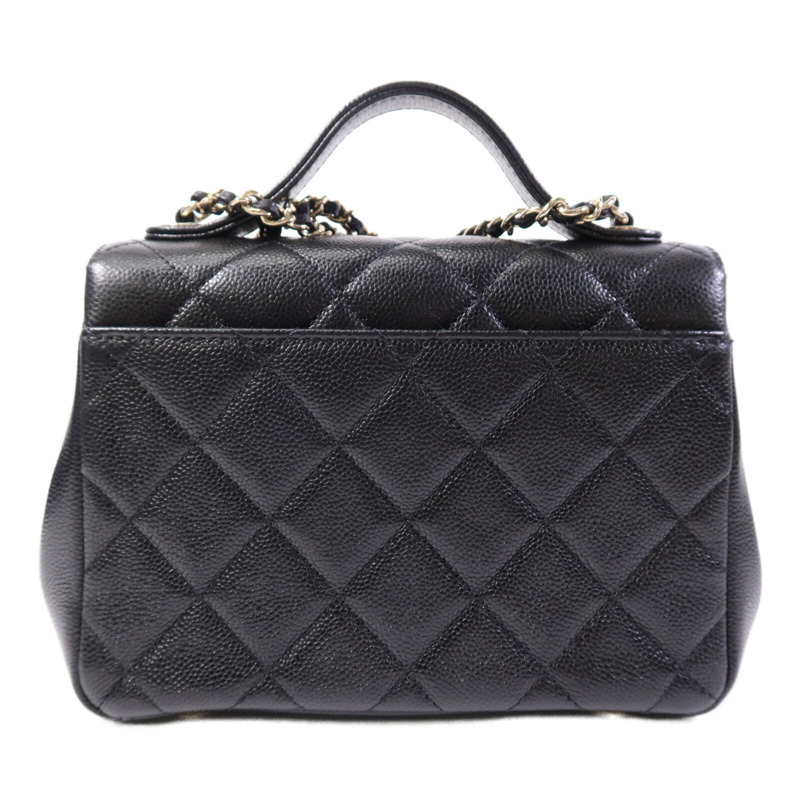 CHANEL 牛皮皮革Business Affinity金扣手挽肩背兩用袋-1