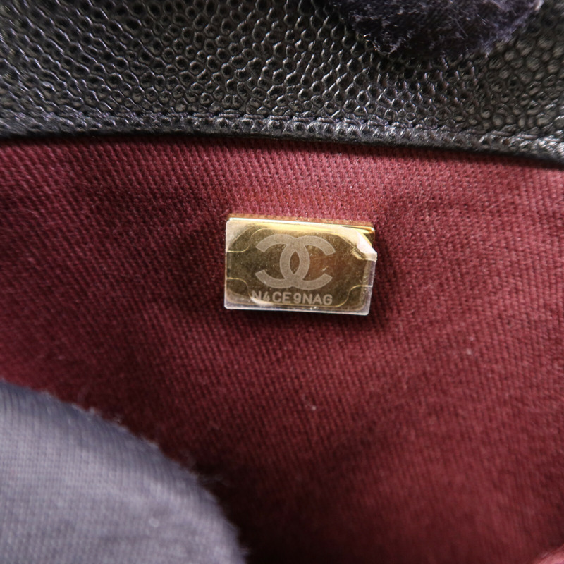 CHANEL 牛皮皮革Business Affinity金扣手挽肩背兩用袋-8