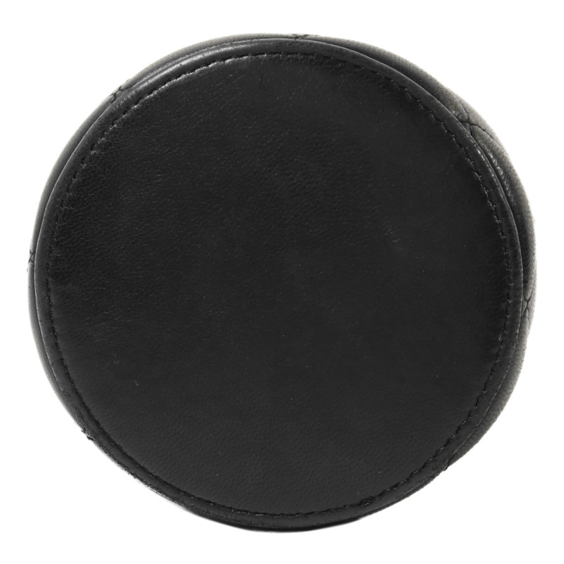 CHANEL 羊皮皮革Bucket Bag金扣鏈帶肩背袋-3