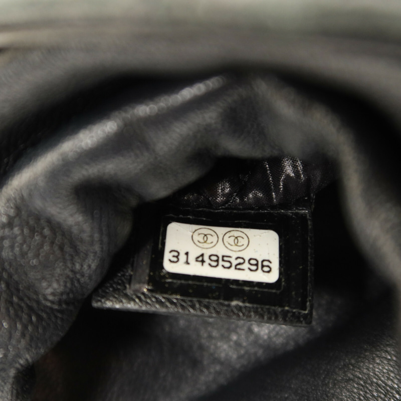 CHANEL 羊皮皮革Bucket Bag金扣鏈帶肩背袋-7