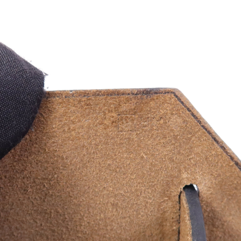 HERMES 帆布Herbag PM銀扣手挽肩背兩用袋Noir-7