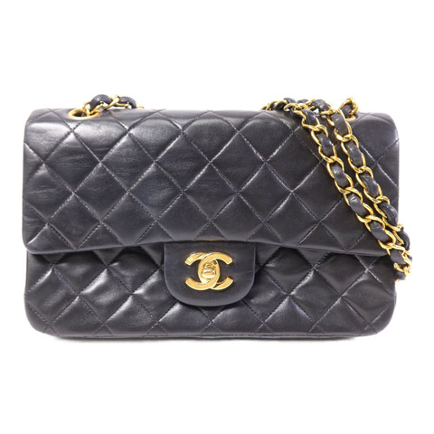 CHANEL 羊皮皮革Classic 23金扣鏈帶肩背袋