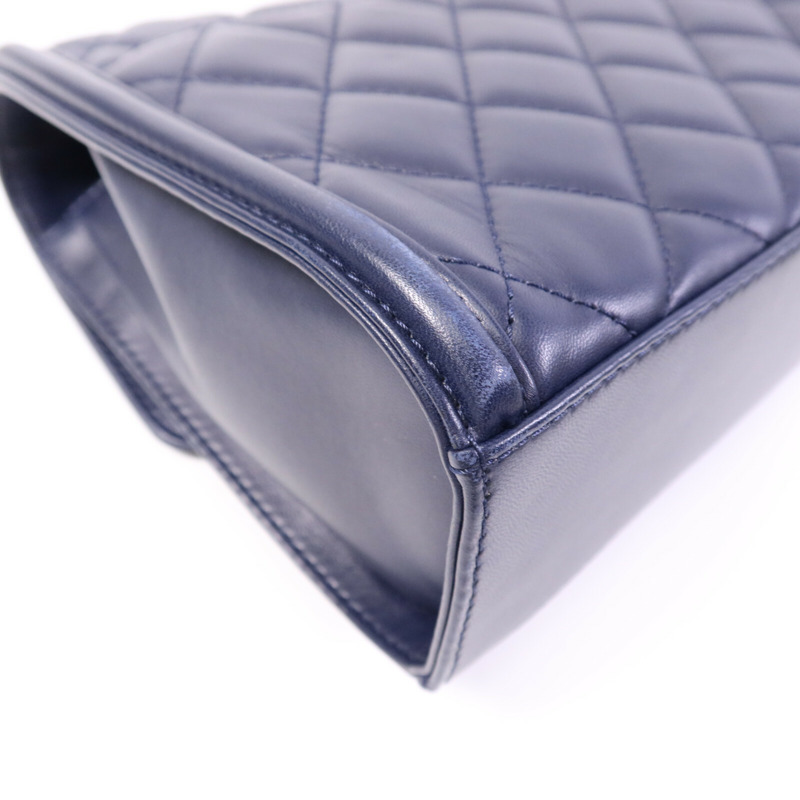 CHANEL 羊皮皮革Chain Shoulder Bag銀扣鏈帶肩背袋-13