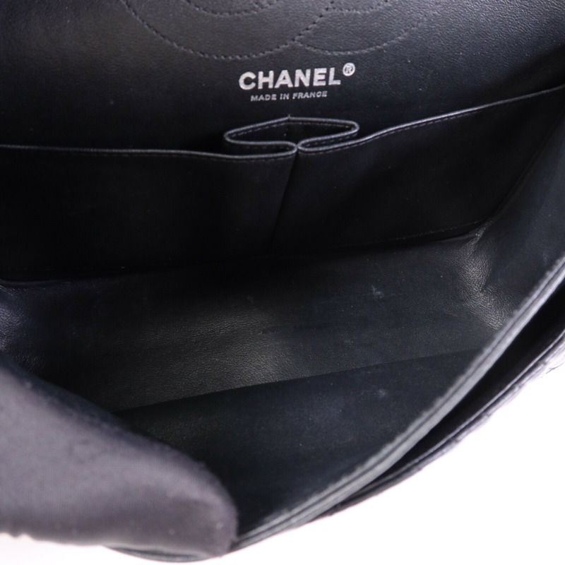 CHANEL 牛皮皮革2.55 Large銀扣鏈帶肩背袋-4