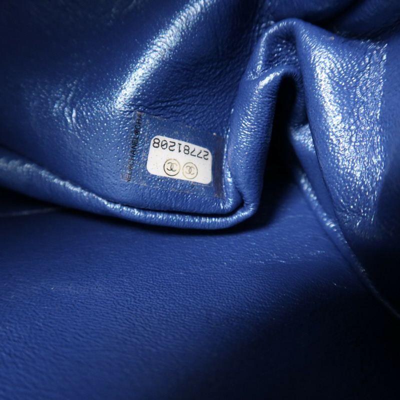 CHANEL 牛皮皮革Classic 25金扣鏈帶肩背袋-7