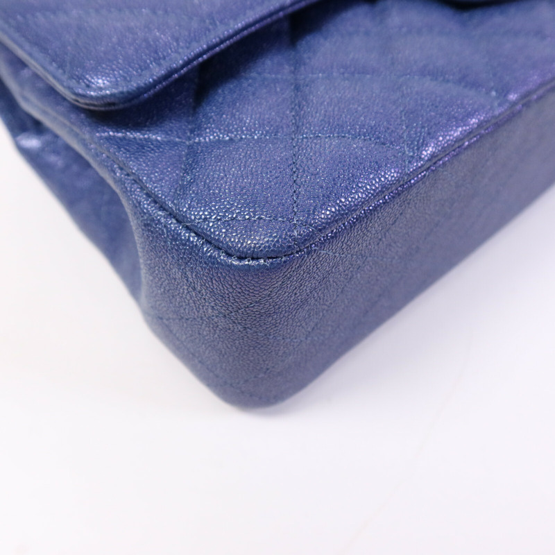 CHANEL 牛皮皮革Classic 25金扣鏈帶肩背袋-11