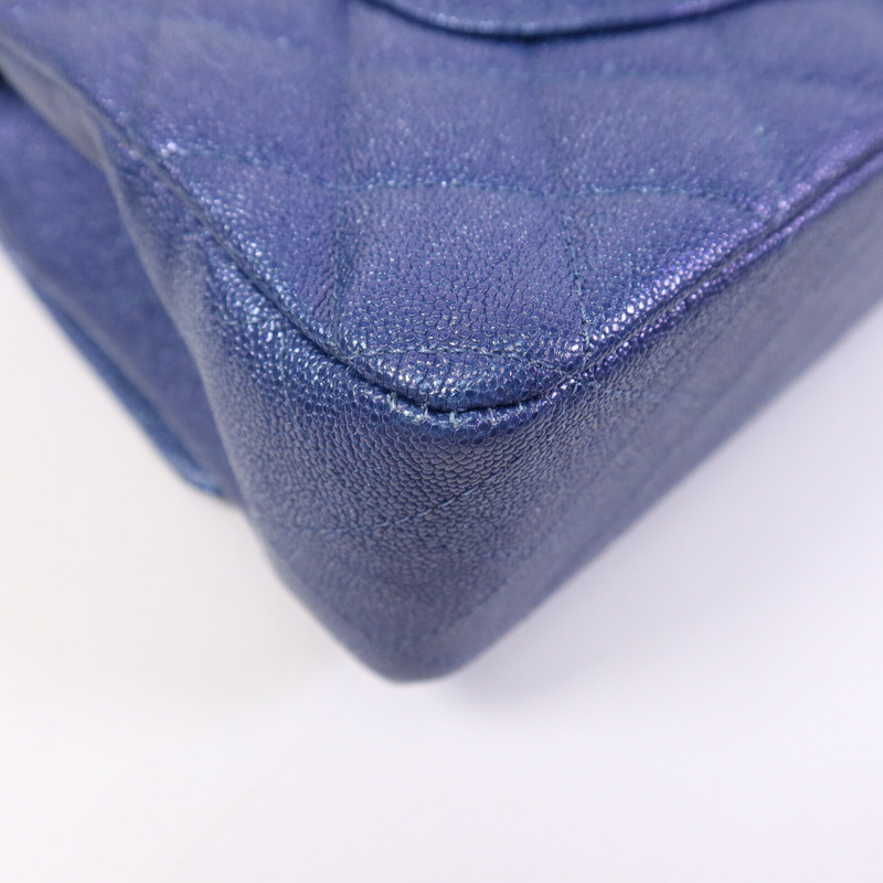 CHANEL 牛皮皮革Classic 25金扣鏈帶肩背袋-13