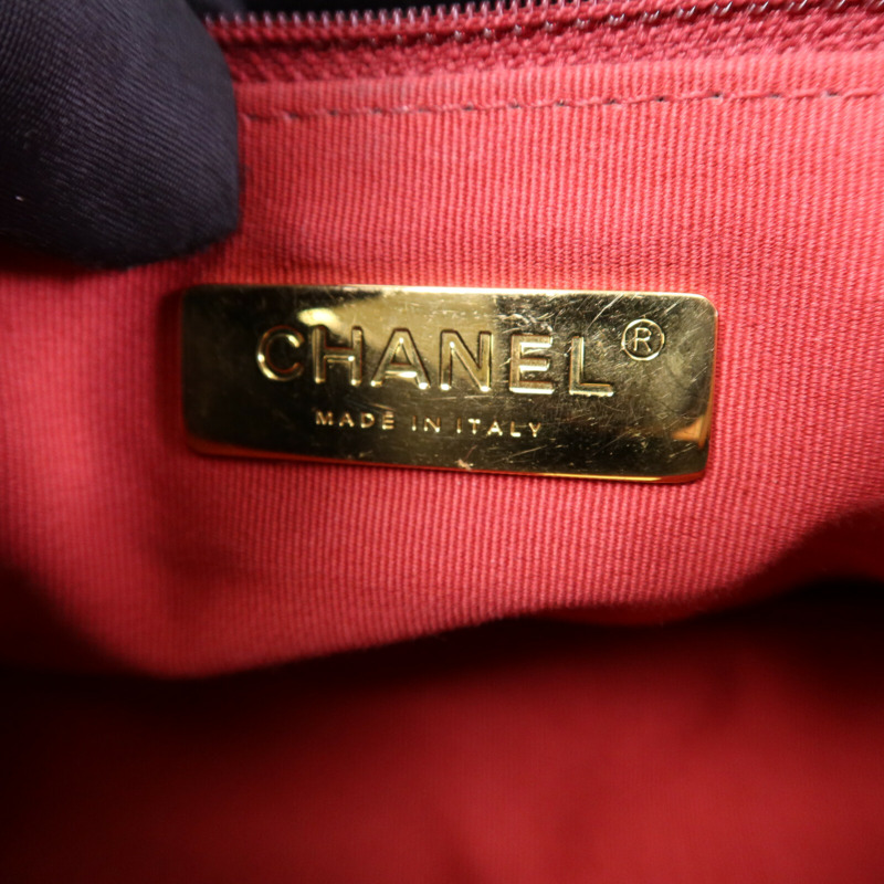 CHANEL 羊皮皮革Chanel 19鏈帶肩背袋-5