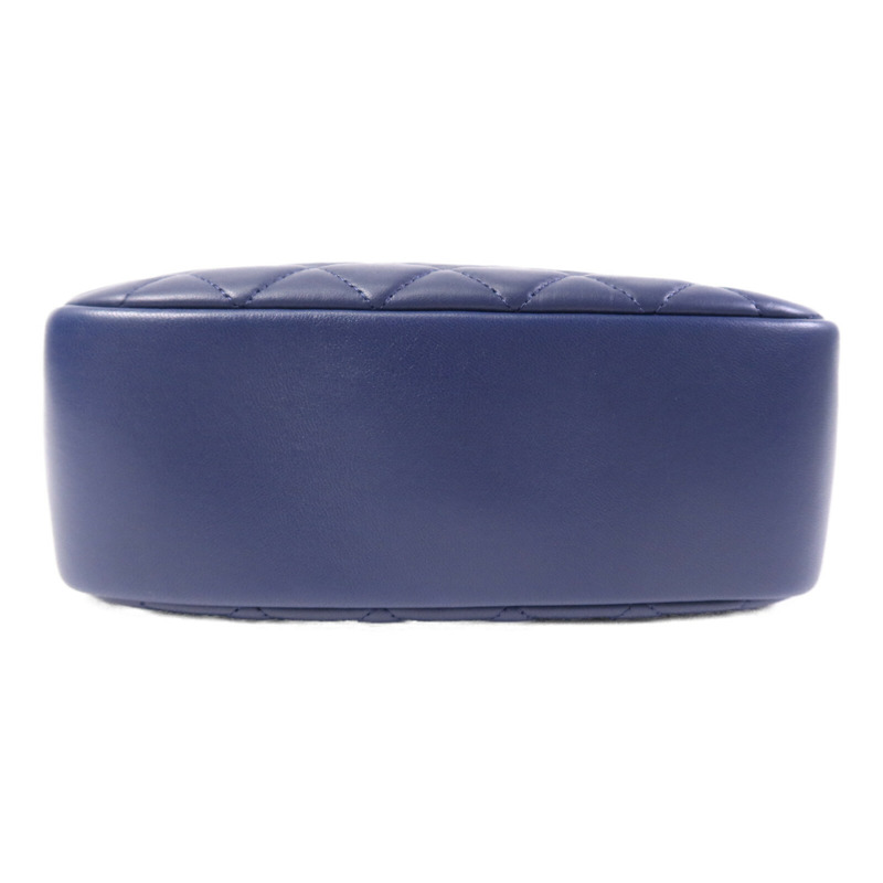 CHANEL 羊皮皮革Pouch銀扣手拿包-3