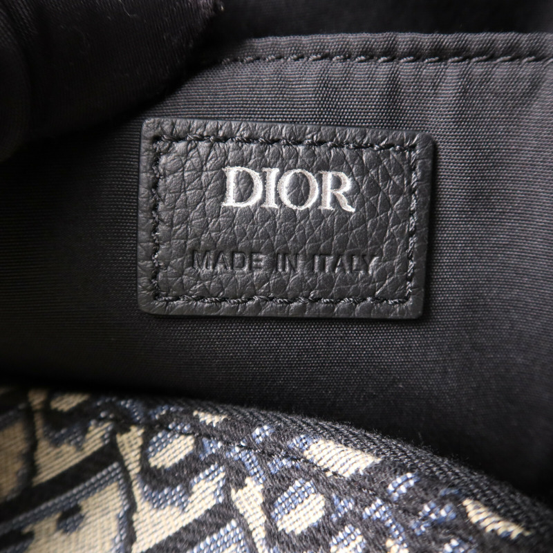 Dior 帆布Oblique Backpack銀扣背包-6