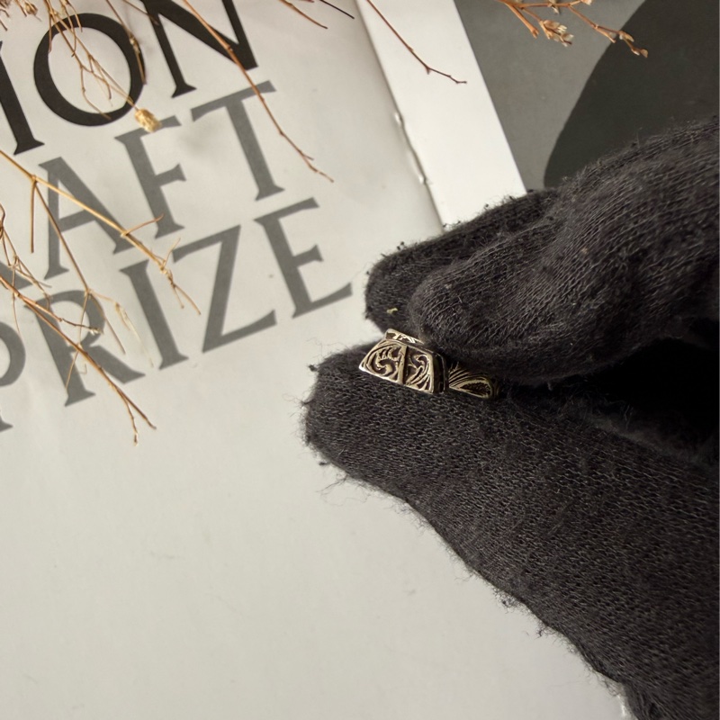 GG Marmont 鑰匙造型鑰匙圈(銀色)-5