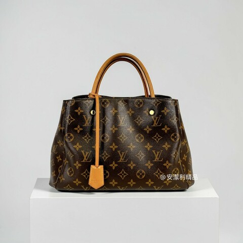 莉亞精品♡LV 經典蒙田 二手美包