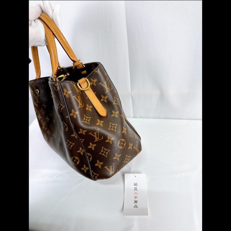 莉亞精品♡LV 經典蒙田 二手美包-7