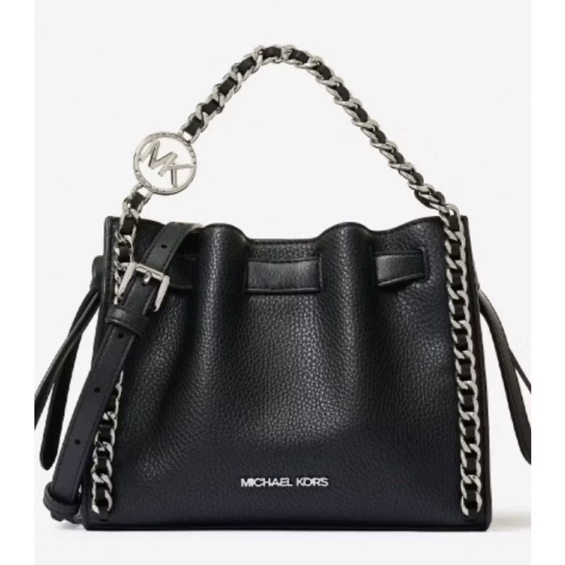 現貨💕~美國🇺🇸Michael kors MK Mina單肩斜側水桶包-4
