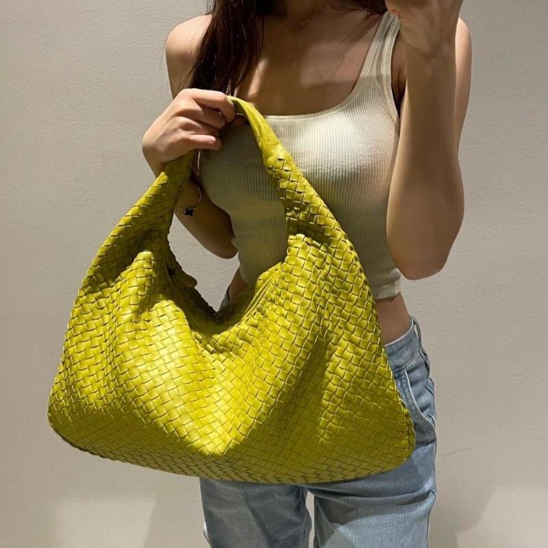 莉亞精品♡BV 檸檬黃和尚包 二手美包-2