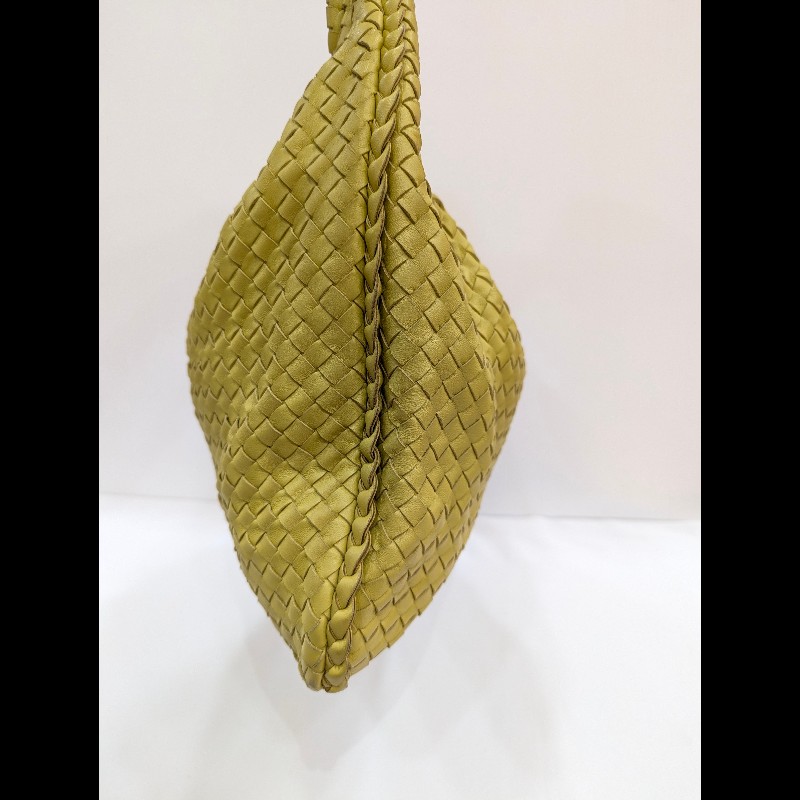 莉亞精品♡BV 檸檬黃和尚包 二手美包-7