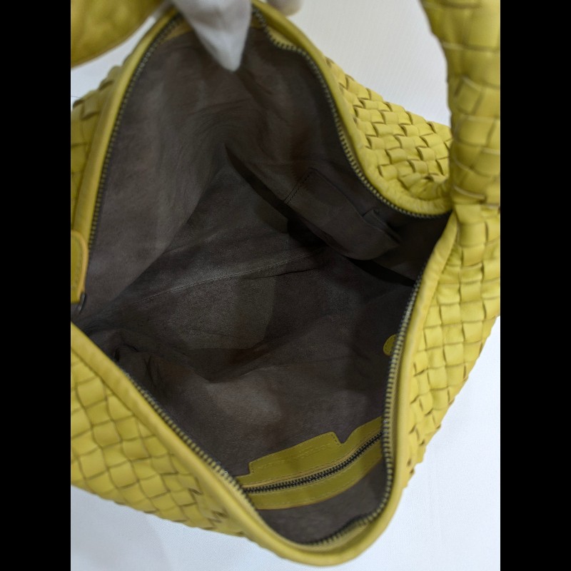 莉亞精品♡BV 檸檬黃和尚包 二手美包-13