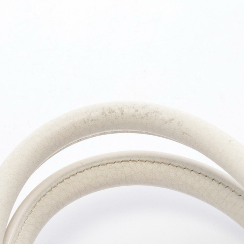 愛馬仕 Birkin 35 手提包，G Taurillon Clemence 皮革，白色，二手，女士，金色五金-10