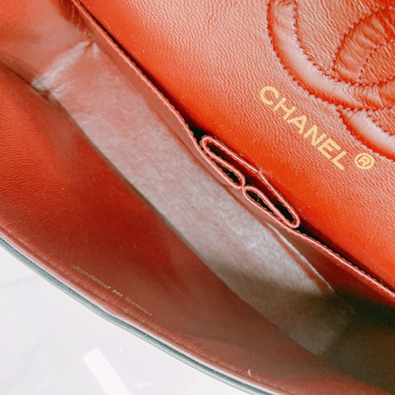 MS0575 Chanel 香奈兒 中古 經典 翻蓋 小號 羊皮 24K黃金 黑色 Vintage Classic Flap Small 23cm Lambskin Black x GHW-16