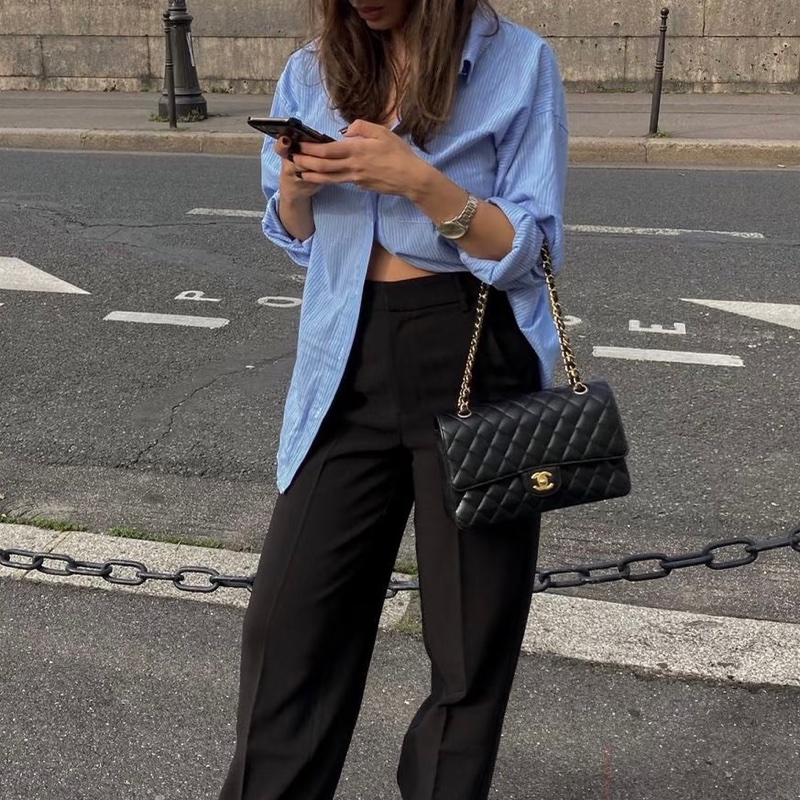 Chanel黑荔枝牛皮金釦coco25 A01112-1