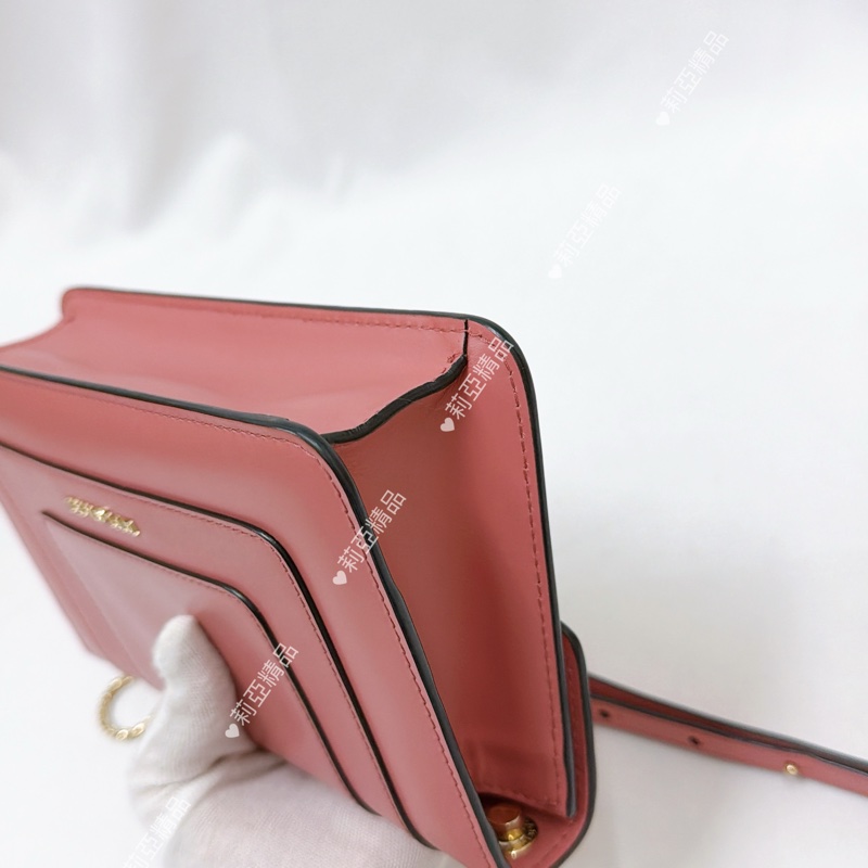 莉亞精品♡ BVLGARI 蛇頭鏈包 粉 二手美包-8