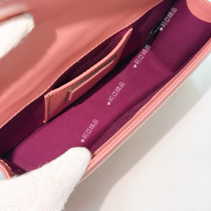 莉亞精品♡ BVLGARI 蛇頭鏈包 粉 二手美包-14