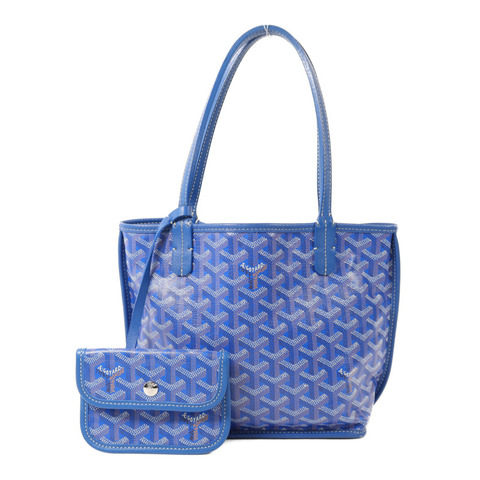 GOYARD 塗層帆布Anjou Mini銀扣手挽袋