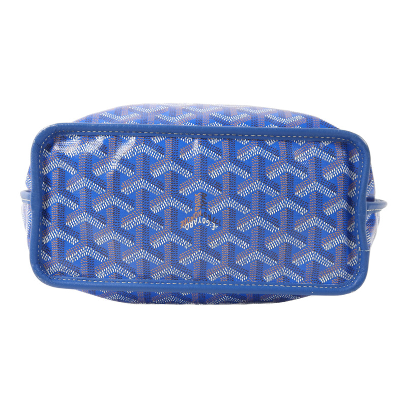 GOYARD 塗層帆布Anjou Mini銀扣手挽袋-3