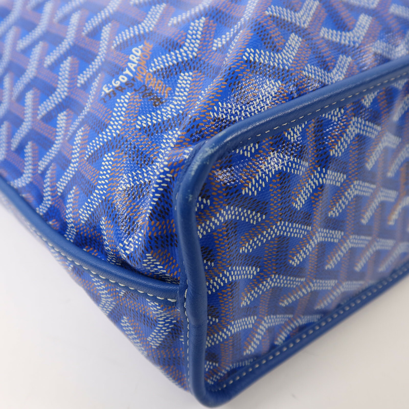 GOYARD 塗層帆布Anjou Mini銀扣手挽袋-8