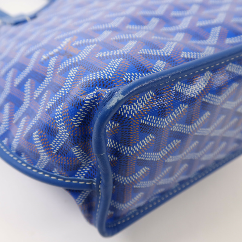 GOYARD 塗層帆布Anjou Mini銀扣手挽袋-10