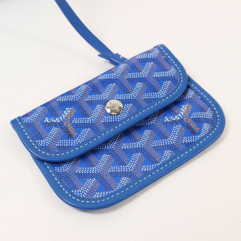 GOYARD 塗層帆布Anjou Mini銀扣手挽袋-12