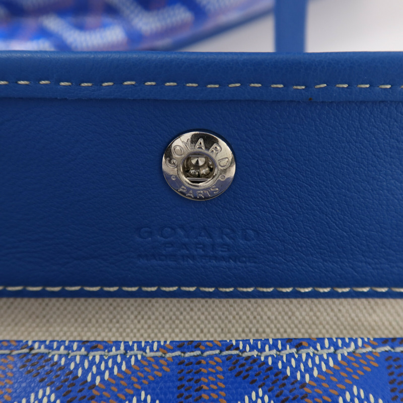 GOYARD 塗層帆布Anjou Mini銀扣手挽袋-15