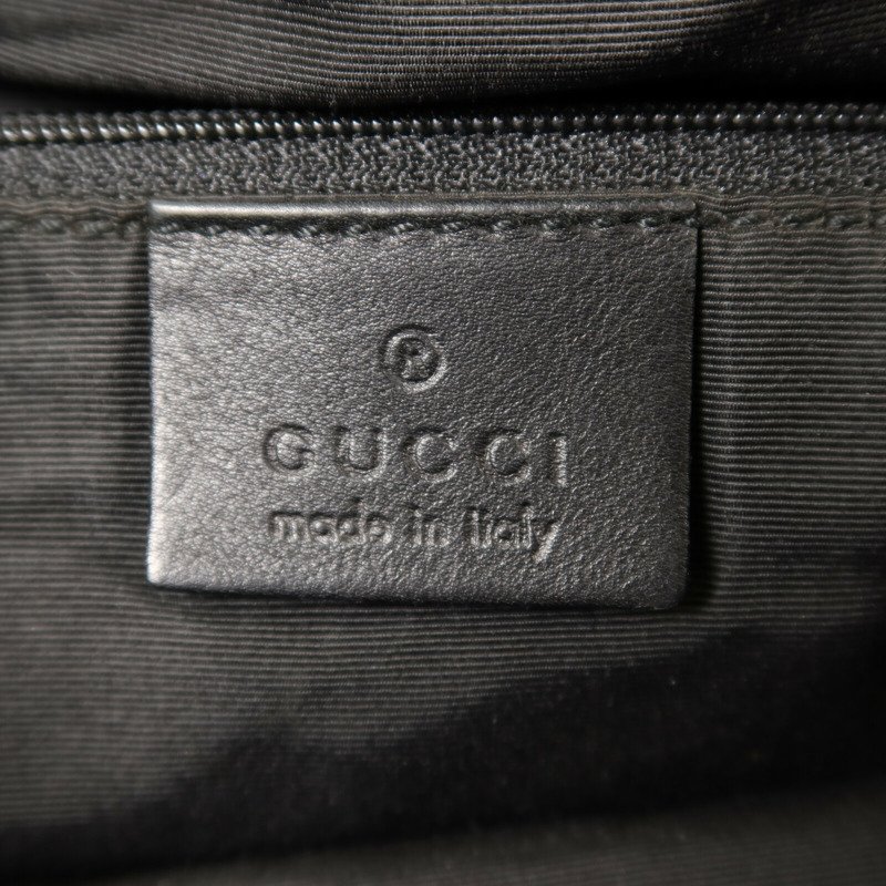 GUCCI 帆布Vintage Hobo Bag金扣肩背袋-5