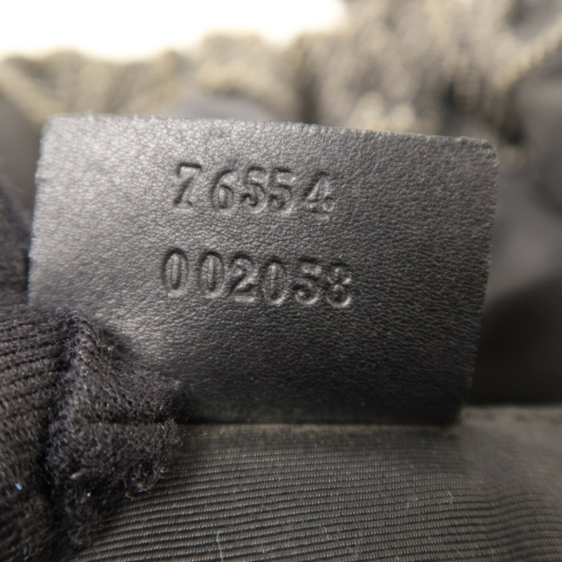 GUCCI 帆布Vintage Hobo Bag金扣肩背袋-6